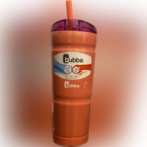 Bubba Insulated Stainless Steal Tumbler w/ Lid & Straw-pink. 24 oz. NWT.